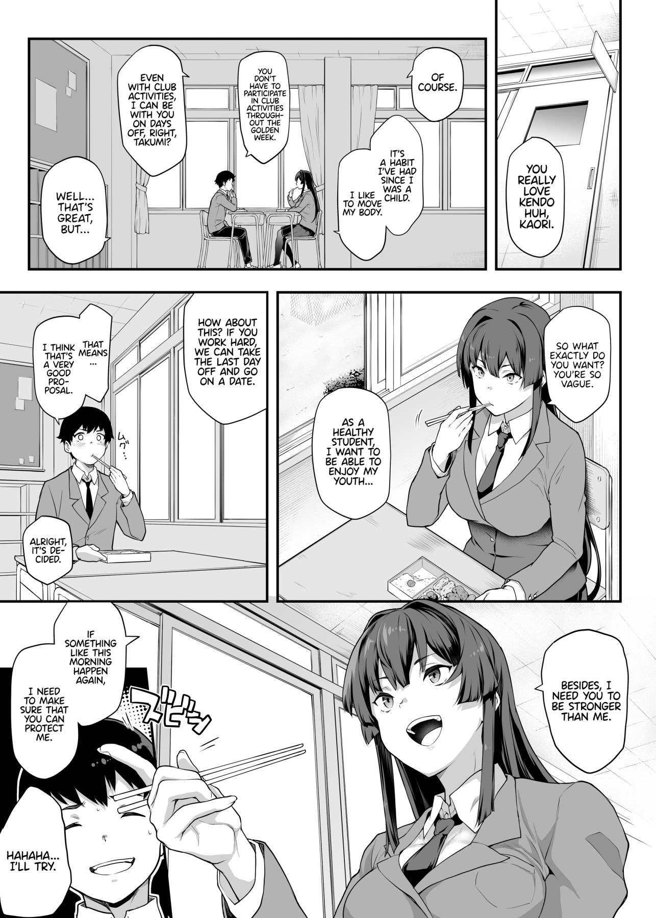 Hentai Manga Comic-There's No Way My Hot Girlfriend Who Is My Childhood Friend And Captain of the Kendo Club Would Fall For Those Playboys-v22m-v22m-v22m-Read-5